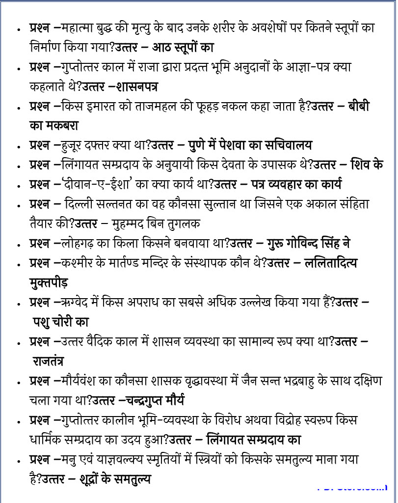 20000 GK Questions PDF in Hindi